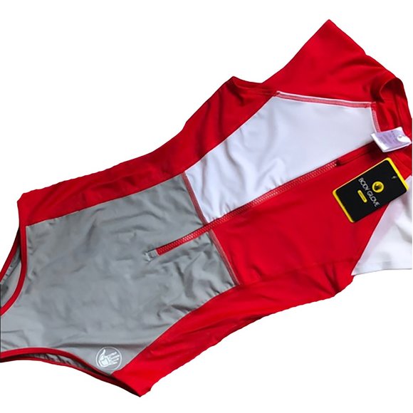 Body Glove Color Block Oahu Stand Up Paddle Suit Zipper 50 SPF RARE NWT - Picture 3 of 6